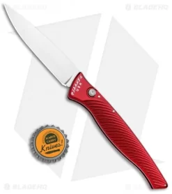 Piranha DNA Automatic Knife Red (3.25" Mirror) -Knife Shop Piranha DNA Auto Red Mirror BHQ 32969 jr bottlecap