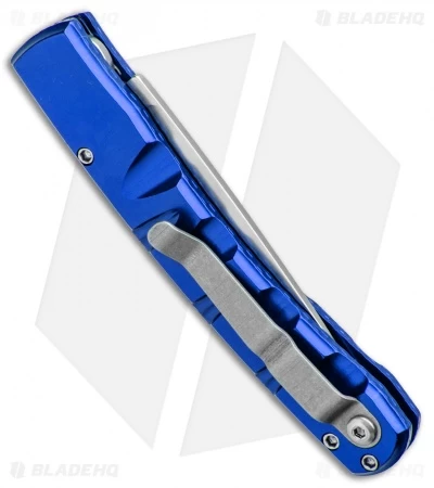 Piranha Virus Automatic Knife Blue (3.25" Mirror) 4 Piranha Virus Automatic Knife Blue (3.25" Mirror) - Image 4