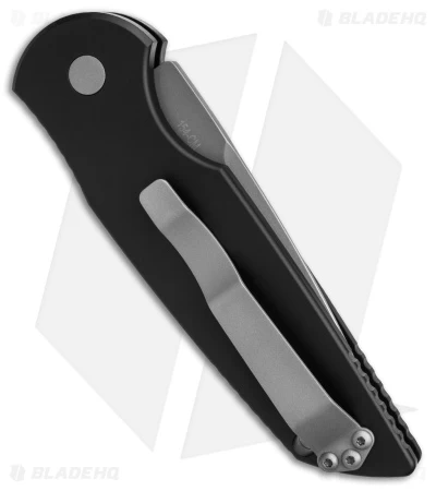 Pro-Tech Tactical Response TR-3 Knife Black W/ Grooves (3.5" Bead Blast) 3 Pro-Tech Tactical Response TR-3 Knife Black W/ Grooves (3.5" Bead Blast) - Image 3