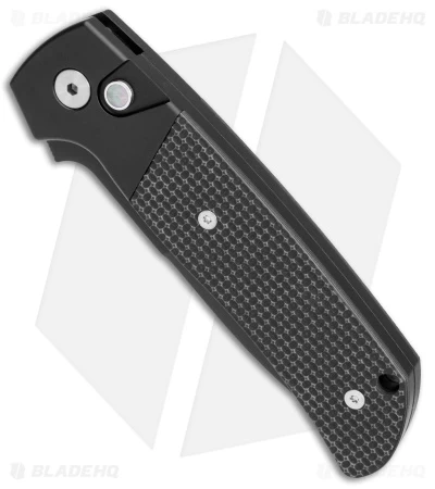 Pro-Tech Terzuola ATCF Automatic Knife Textured Black G-10 (3.5" DLC MagnaCut) 2 Pro-Tech Terzuola ATCF Automatic Knife Textured Black G-10 (3.5" DLC MagnaCut) - Image 2