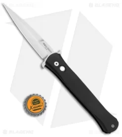 Pro-Tech Don Automatic Knife Smooth W/Mother Of Pearl Inlay (3.5" Satin) 1728 -Knife Shop Protech Don Auto Smooth Alum Mother of Pearl 1728 BHQ 68016 jr bottlecap 2