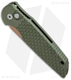 Pro-Tech TR-3 Desert Warrior Fish Scale Tactical Response Automatic -Knife Shop Protech TR 3 Desert Warrior Fish Tactical Response Auto Copper TR 3 X1 DW BHQ 102819 jr spine