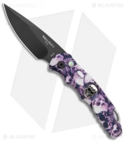 Pro-Tech TR-5 Skull Tactical Response Automatic Purple Skulls (3.25" Black)