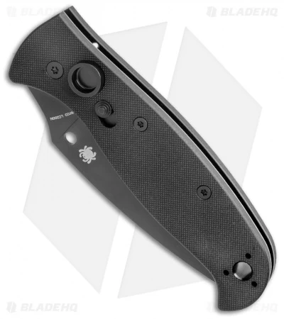 Spyderco Autonomy 2 Automatic Knife Black G-10 (3.5" Black LC200N) C165GPBBK2 2 Spyderco Autonomy 2 Automatic Knife Black G-10 (3.5" Black LC200N) C165GPBBK2 - Image 2