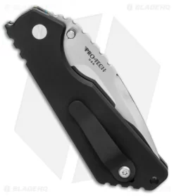 Strider + Pro-Tech Custom SnG Automatic Unique Micarta Lithosphere (3.5" Mirror) -Knife Shop Strider Pro Tech Custom SnG Automatic Unique Micarta lithosphere 3.5 Mirror BHQ 122889 LS Side