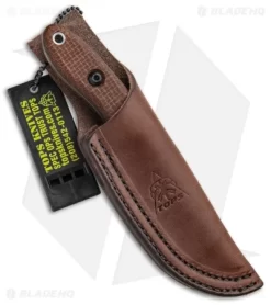 TOPS Knives Bull Trout Fixed Blade Knife Burlap Micarta (2.75" Tumbled) BLTT-01 7 TOPS Knives Bull Trout Fixed Blade Knife Burlap Micarta (2.75" Tumbled) BLTT-01 -Knife Shop TOPS Bull Trout Burlap Micarta Tumbled BLTT 01 BHQ 99569 jr sheath