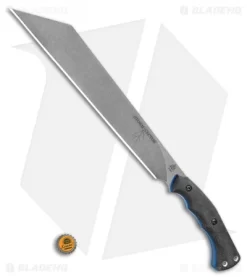 TOPS Knives Storm Vector Fixed Blade Knife Black Micarta (12.5" Gray) 7 TOPS Knives Storm Vector Fixed Blade Knife Black Micarta (12.5" Gray) -Knife Shop TOPS Knives Storm Vector Fixed Blade Knife Black G 10 Gray BHQ 107022 LS Bottlecap