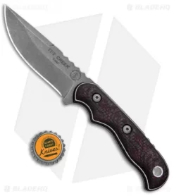 TOPS Knives Tex Creek Hunter 20th Anniversary Knife Fixed Blade (4.25" SW) 7 TOPS Knives Tex Creek Hunter 20th Anniversary Knife Fixed Blade (4.25" SW) -Knife Shop TOPS Knives Tex Creek Hunter 20th Anniversary SW TEX 20 BHQ 95384 jr bottlecap