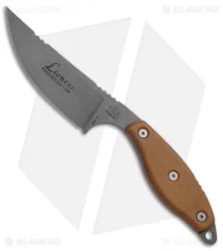 TOPS Knives Lioness Rockies Edition Fixed Blade Knife Tan Micarta (SW) LION-TBF