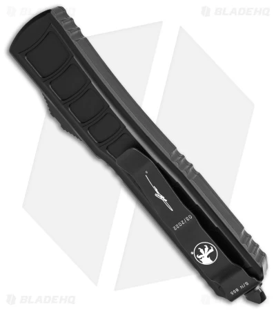 Microtech Ultratech II OTF Knife D/E Step Side Black Aluminum (3.4" Black) 3 Microtech Ultratech II OTF Knife D/E Step Side Black Aluminum (3.4" Black) - Image 3