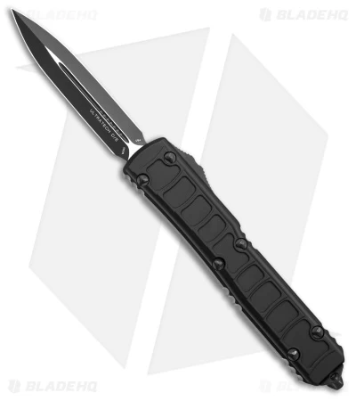 Microtech Ultratech II OTF Knife D/E Step Side Black Aluminum (3.4" Black) 1 Microtech Ultratech II OTF Knife D/E Step Side Black Aluminum (3.4" Black)