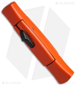 AKC 077 Concord OTF Automatic Knife Orange (3.25" Black Flat) -Knife Shop akc 077 otf orange black plain bottom cm