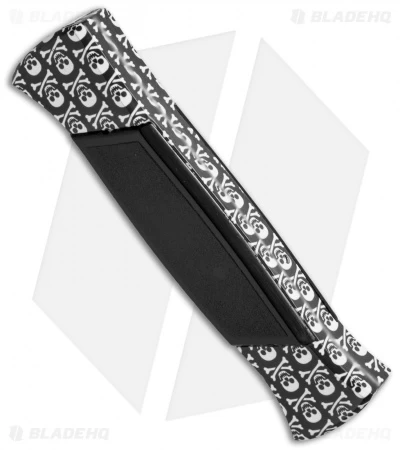 AKC 777 Blackfinger Dagger OTF Automatic Knife Jolly Roger (3.375" Black) 2 AKC 777 Blackfinger Dagger OTF Automatic Knife Jolly Roger (3.375" Black) - Image 2