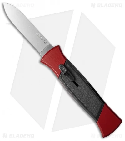 AKC 777 Blackfinger OTF Automatic Knife Red/Black (3.375" Satin Flat) 1 AKC 777 Blackfinger OTF Automatic Knife Red/Black (3.375" Satin Flat)
