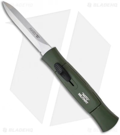 AKC Concord Dagger OTF Automatic Knife NATO Military Green (3.25" Satin) 1 AKC Concord Dagger OTF Automatic Knife NATO Military Green (3.25" Satin)