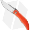 Alan Folts Custom Standard Sultan Folder Orange G-10 Knife (3.75" Two-Tone)