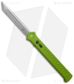 Paragon Estiletto Tanto Green OTF Automatic Knife (5.25" Serr)