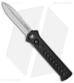 Paragon PARA-XD Black OTF Automatic Knife (3.5" Nickel Serr) 2X