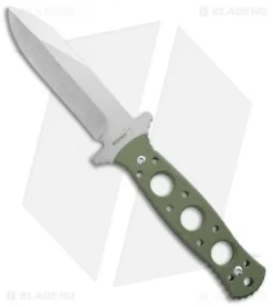 Boker Plus Steel Ranger Fixed Blade Knife Green G-10 (4" Stonewash) 02BO289