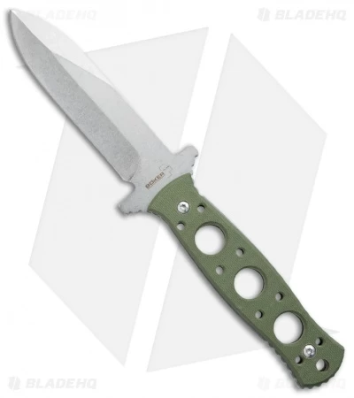 Boker Plus Steel Ranger Fixed Blade Knife Green G-10 (4" Stonewash) 02BO289 1 Boker Plus Steel Ranger Fixed Blade Knife Green G-10 (4" Stonewash) 02BO289