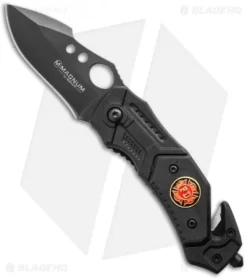Boker Magnum Mini FD Rescue Folding Knife (2.375" Black) 01RY409