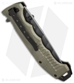 Boker Magnum Shades Of Gray Liner Lock Knife Tan G-10 (3.75" Serr) 01SC648N 5 Boker Magnum Shades Of Gray Liner Lock Knife Tan G-10 (3.75" Serr) 01SC648N -Knife Shop boker magnum 01sc648n side cm