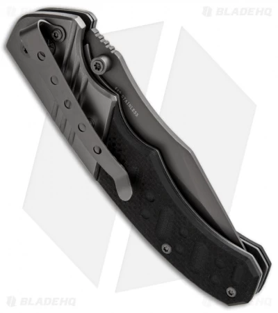 Boker Magnum Folding Bowie Liner Lock Knife (3.35" Gray) 01SC017 2 Boker Magnum Folding Bowie Liner Lock Knife (3.35" Gray) 01SC017 - Image 2