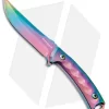 Boker Magnum Rainbow Unicorn Fixed Blade Knife (4.3" Spectrum) 02RY543