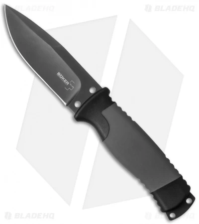 Boker Plus Outdoorsman Fixed Blade Knife (3.75" Gray Ti) 02BO004 1 Boker Plus Outdoorsman Fixed Blade Knife (3.75" Gray Ti) 02BO004