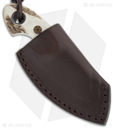 Boker VoxKnives Gnome Stag Fixed Blade Knife (2.125" Satin) 02BO268 2 Boker VoxKnives Gnome Stag Fixed Blade Knife (2.125" Satin) 02BO268 - Image 2