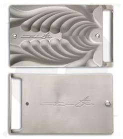 Brian Tighe Custom Rib Cage Titanium Belt Buckle