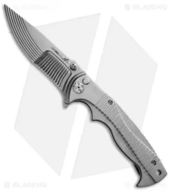 Brian Tighe Custom Tighe Rade Knife Titanium Folder (3.5" Fluted)