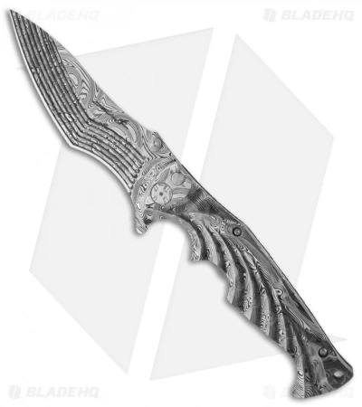 Brian Tighe Custom Tighe Breaker Knife (4" Damasteel) 1 Brian Tighe Custom Tighe Breaker Knife (4" Damasteel)