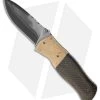 Burr Oak Knives Bull Pup Knife Mokume/LSCF (3.5" San Mai)