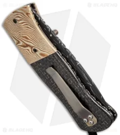 Burr Oak Knives Dress Sidewinder II Mokume/LSCF (3.5" Damascus) 5 Burr Oak Knives Dress Sidewinder II Mokume/LSCF (3.5" Damascus) -Knife Shop burr oak knives dress sidewinder II side cm