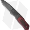 Burr Oak Knives Sidewinder II Knife Burlap Micarta/CF (3.5" Black)