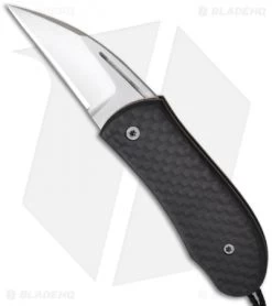 Chuck Gedraitis Extra Small Snubnose Folder Knife Carbon Fiber (1.75" Satin)
