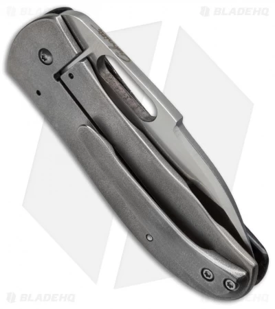 Chuck Gedraitis Snubnose Hybrid Frame Lock Knife Titanium/LSCF (2.3" Satin) 3 Chuck Gedraitis Snubnose Hybrid Frame Lock Knife Titanium/LSCF (2.3" Satin) - Image 3