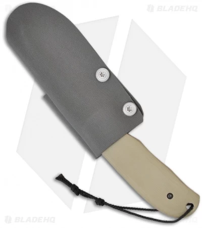 Chuck Gedraitis Snubnose Fixed Blade Knife W/ Tan G-10 (3.06" Hamon) 2 Chuck Gedraitis Snubnose Fixed Blade Knife W/ Tan G-10 (3.06" Hamon) - Image 2