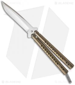 Chuck Gedraitis Knives Balisong #52 Titanium Butterfly Knife (4.25" Satin)
