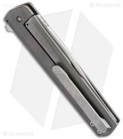 Chuck Gedraitis Yakuza Frame Lock Knife Titanium (3.625" Satin) 2 Chuck Gedraitis Yakuza Frame Lock Knife Titanium (3.625" Satin) - Image 2