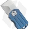 Curtiss Custom Knives ODT Frame Lock Knife Blue Titanium (1" Stonewash)