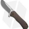 Doc Shiffer Custom Recon Knife Double Ano Titanium Flipper (3" Stonewashed)
