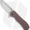 Doc Shiffer Field Grade Recon Knife RB Brown Backspacer (3.5" Stonewash)
