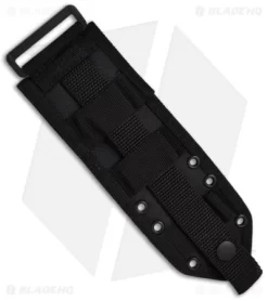 ESEE Knives ESEE-4P-MB-DE Fixed Blade Knife + MOLLE Back (4.5" Dark Earth) -Knife Shop esee 4s mb molle back