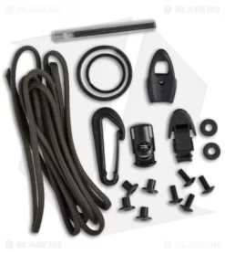 ESEE Izula Knife Fire Ant Red Survival Neck Knife W/ Kit -Knife Shop esee izula kit