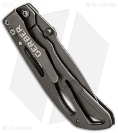 Gerber Powerframe Clip Point Frame Lock Knife (3" Gray Serr) 22-41964 2 Gerber Powerframe Clip Point Frame Lock Knife (3" Gray Serr) 22-41964 - Image 2