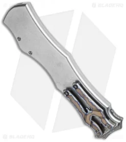 Heretic Knives Hydra Prototype OTF Automatic Knife (3.6" Mirror) -Knife Shop heretic knives hydra prototype side cm