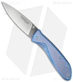 Kershaw Sapphire Liner Lock Knife Blue Titanium (3" Satin) 1450