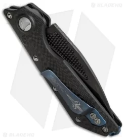 Marfione Custom DOC Killswitch Automatic Knife Carbon Fiber (3.75" DLC Tri-Tone) -Knife Shop microtech doc killswitch tri tone sw elmax cf side cm